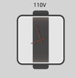 Black square style110V
